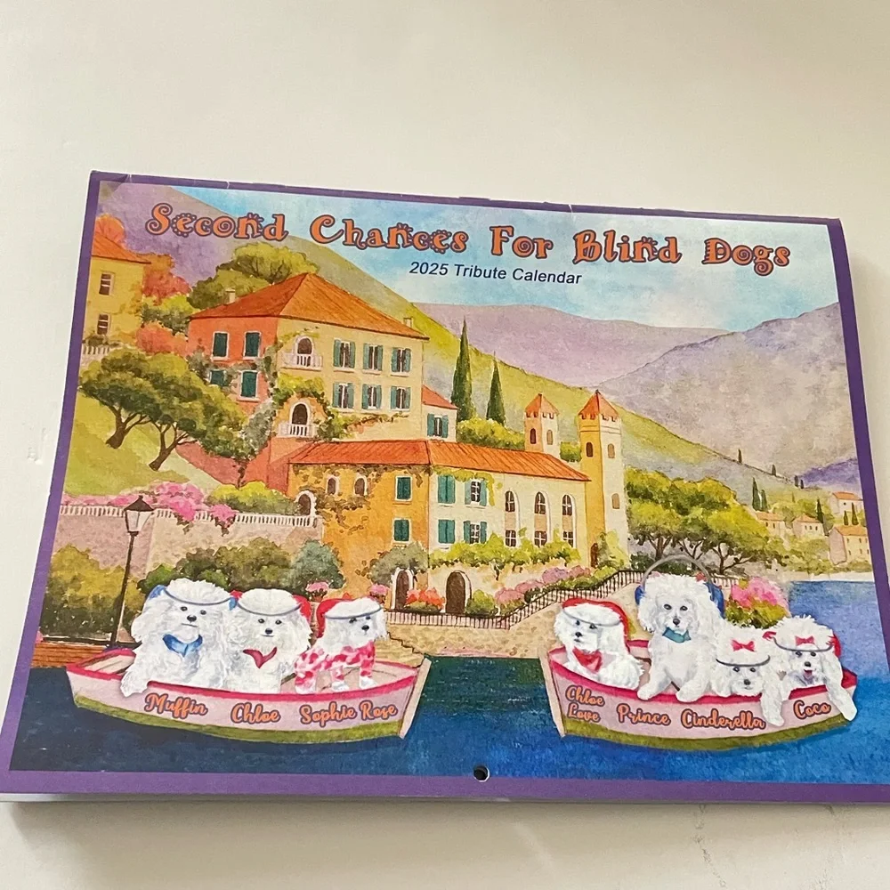Unique 2025 Blind Dogs Calendar
